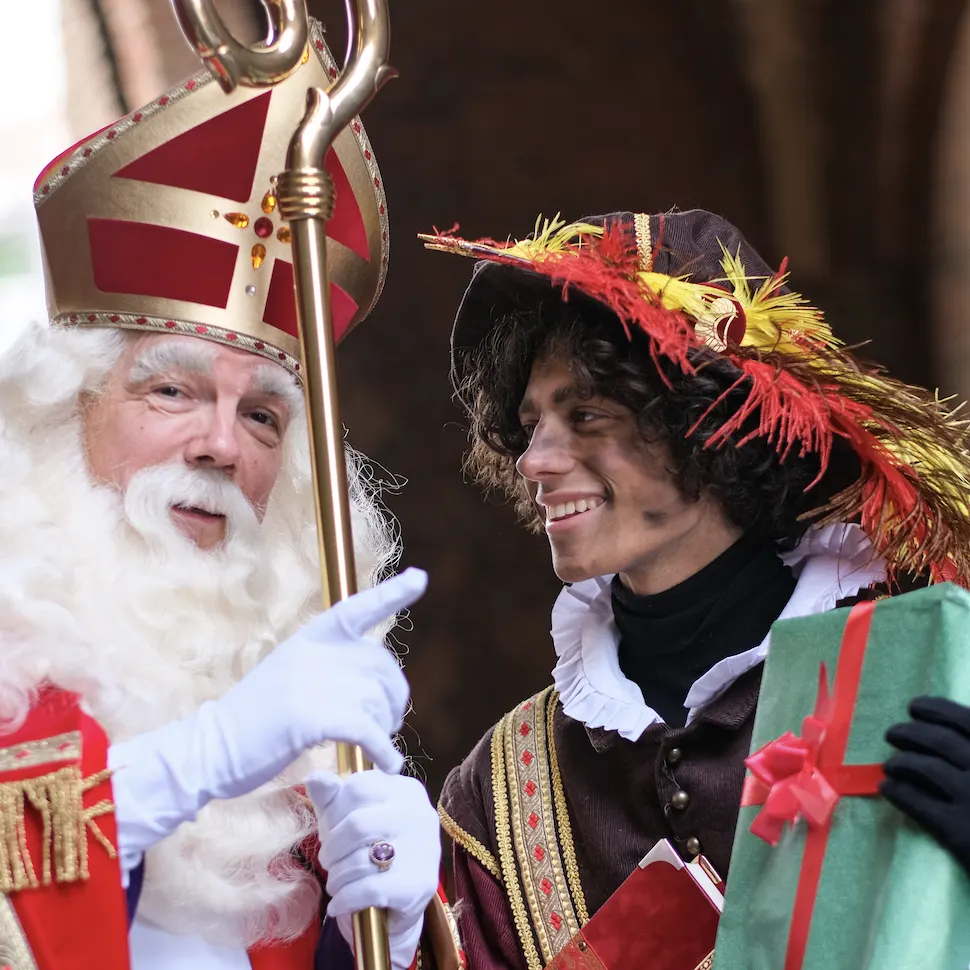 Sint en Piet op huisbezoek amsterdam